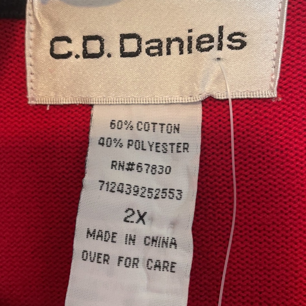 🎄C.D Daniels Embellished zip-front cardigan - Picture 5 of 7
